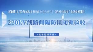 220kV线路间隔防误闭锁验收