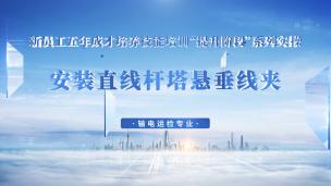 安装直线杆塔悬垂线夹